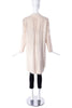 Helmut Lang Off White Fuzzy "Feather" Paper Coat