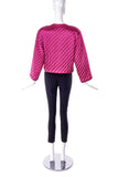 Yves Saint Laurent Pink Satin Quilted Jacket - BOUTIQUE PURCHASE PRICE
