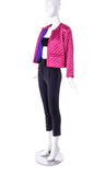 Yves Saint Laurent Pink Satin Quilted Jacket - BOUTIQUE PURCHASE PRICE