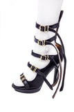 Vivienne Westwood Multi Strap Bondage Platform Heels SS2009 Size 39