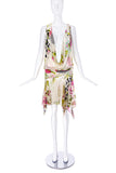Christian Dior by John Galliano Chiffon Floral Print Dress from S/S2004