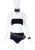 Vintage Punk Leather Studded Accessories Collection