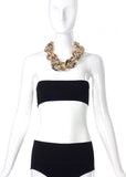 J.W. Anderson Style Huge Link Graphic Gold Interlocked Chain Necklace