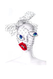 "Salvador Dali" Surrealist Face Veil