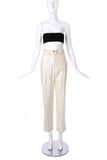 Chanel Ivory Nautical Cargo Trouser