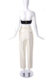 Chanel Ivory Nautical Cargo Trouser
