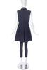 Prada Dress / Vest with Black And Crystal Collar Embellishments FW2012 - BOUTIQUE PURCHASE PRICE