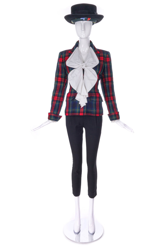 Vivienne Westwood White Ruffle Bow Front 