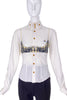 Vivienne Westwood Tartan Bra and Button-Up Blouse