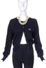 Vivienne Westwood Black Cardigan with Orb Logo