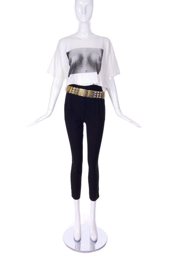 Vivienne Westwood Style Cropped Tits T-Shirt