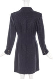 Vivienne Westwood Gray Wool Equestrian Coat with Black Velvet Inlay - BOUTIQUE PURCHASE PRICE