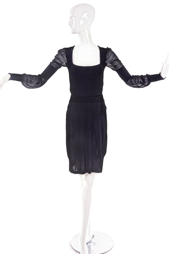 Yves Saint Laurent by Tom Ford Sweater and Silk Jersey Skirt