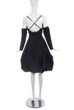 Marques Almeida Black Tech Fabric Cut Out Dress - BOUTIQUE PURCHASE PRICE