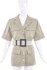 Saint Laurent Rive Gauche Safari Jacket Circa 1960's