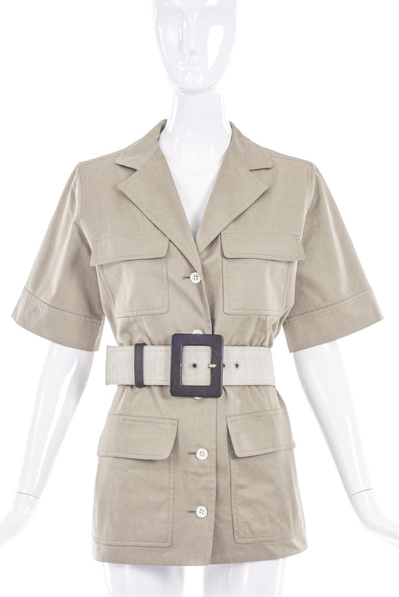 Saint Laurent Rive Gauche Safari Jacket Circa 1960's