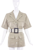 Saint Laurent Rive Gauche Safari Jacket Circa 1960's