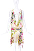 Christian Dior by John Galliano Chiffon Floral Print Dress from S/S2004