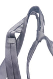 Dior Homme Silver Gray Metallic Skinny Tie Hedi Slimane
