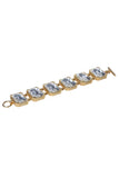 Christian Dior Gold Square Crystal Bracelet