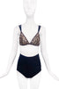 Dolce & Gabbana Chiffon Leopard Print Bra Top