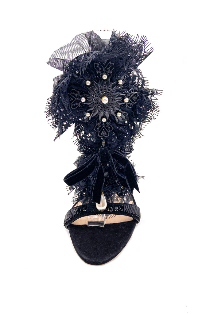 Dsquared2 "Victorian" Lace Sandals Fall 2016 Size 39