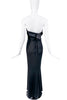 Dsquared2 Black Bustier Hour Glass Corset Gown