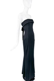 Dsquared2 Black Bustier Hour Glass Corset Gown