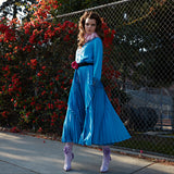 Vintage Pink Rose Satin Belt