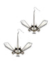 Eddie Borgo Gunmetal Large Geometric Dragonfly Earrings