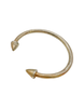 Eddie Borgo Gold Bronze Arrow Spike Bracelet
