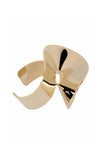Etro Gold Elsa Peretti Style Sculptural Swirl Bracelet Cuff Bracelet