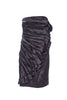 Emanuel Ungaro Black Textured Satin Ruffle Dress