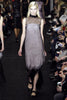 Erdem Black Chiffon and Pink Feather Gown Dress Fall Winter 2013 Collection