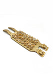 Erik Halley Gold & Crystal Stud Bracelet Cuff Bracelet from the Diesel Black and Gold SS2007