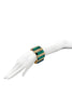 Etro Emerald Green Bar and Gold Statement Bracelet