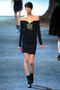 Lanvin Crystal Flower Off-Shoulder Cocktail Dress FW2011
