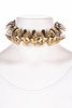 Giuseppe Zanotti Gold Claw Spike Choker Necklace