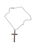 Vintage Garnet Cross Necklaces