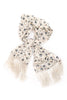 Givenchy Floral Print Jacquard Logo Scarf