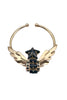 Givenchy Gold Black Crystal Star Nose Ring Piercing Fall 2012 Runway