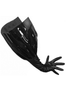 Vintage Black Leather & Vinyl Sculptural Gloves Sleeves