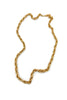 Vintage Gold Cable and Curb Chain Necklace Set