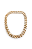 Vintage Gold Thick Short Casio Chain Necklace