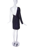 Gucci Patent Leather Asymmetric One Sleeve Black Dress from Fall / Winter 2009