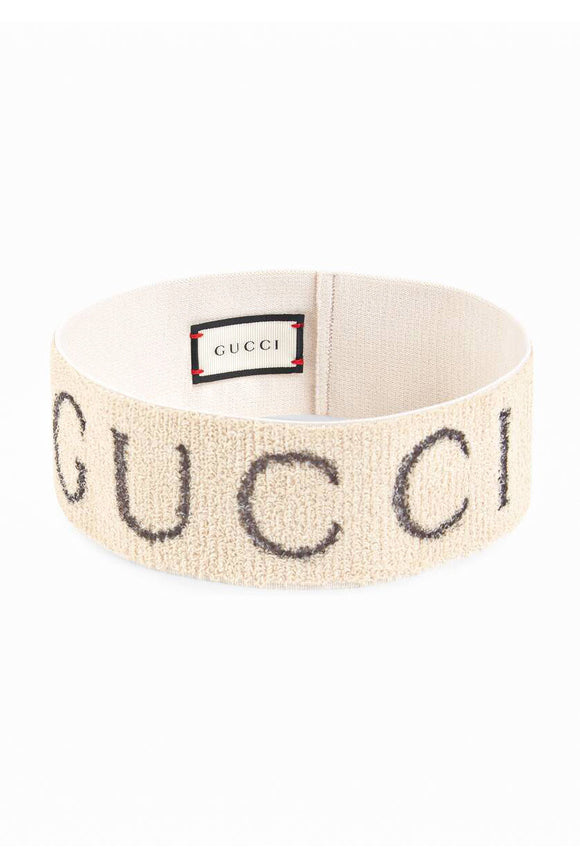 Gucci Logo Terry Cloth Head Band