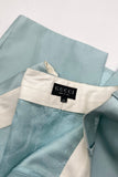 Gucci 90's by Tom Ford Low Waist Sea Foam Turquoise Pencil Skirt