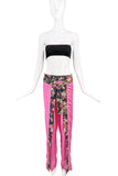 Heatherette Fuchsia Pink Kimono Pants Spring Summer 2004 Runway