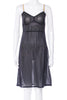 Helmut Lang Black Sheer Jersey Mesh Slip Dress Circa 1999