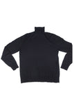 Helmut Lang Black Knit Turtleneck Sweater